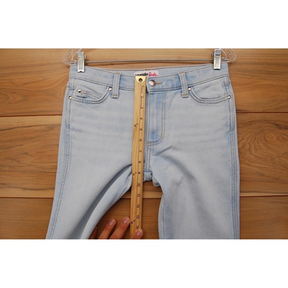 Wrangler Barbie Jeans Womens 16 Light Wash Bootcut Denim Daydreams Stretch - Picture 8 of 13